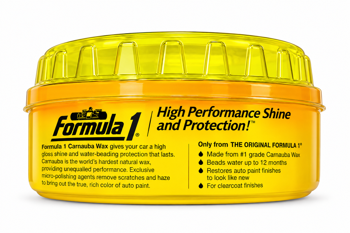 Formula 1 Original Carnauba Car Wax – High Performance Car Polish & Protection
