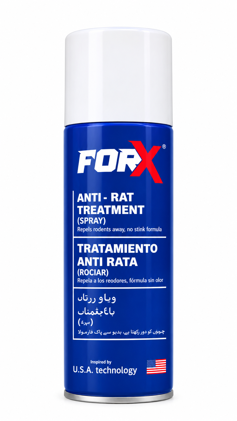 FOX Anti-Rat Treatment Spray – Odorless Rodent Repellent for Cars & Home
