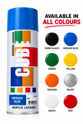 CUBE Acrylic Lacquer Spray Paint | Available in Multiple Colours