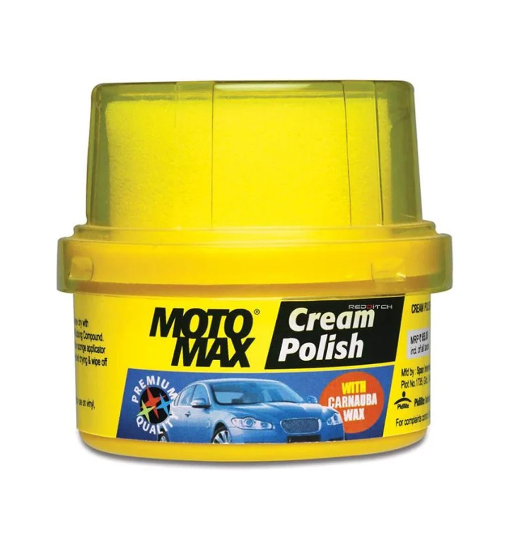 Moto Max Reditch Cream Polish with Carnauba Wax – Premium Car Polish