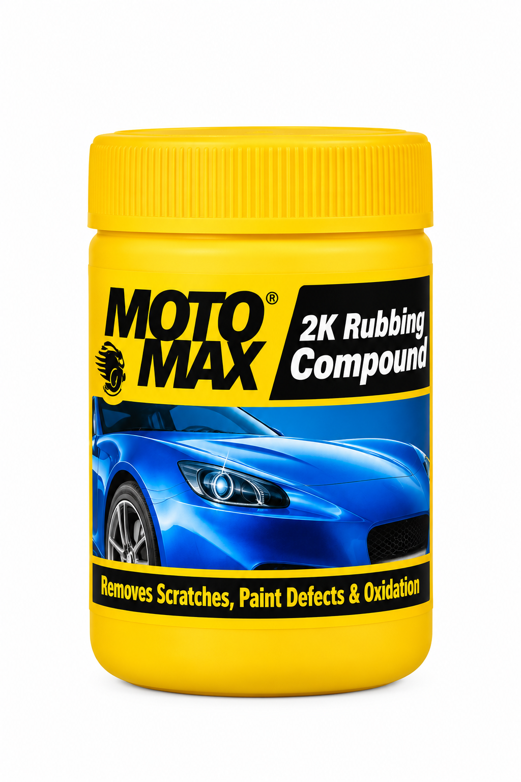 MOTO MAX 2K Rubbing Compound – Car & Bike Scratch Remover & Paint Cleaner